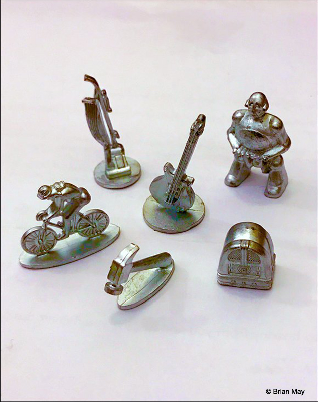 Queen Monopoly Game pieces