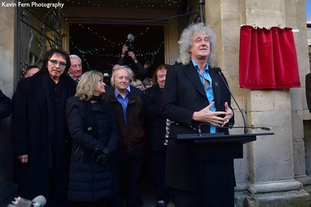 Brian May - Cozy Plaque unveiling