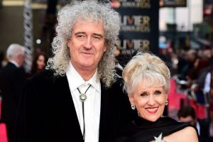 Brian May and Anita Dobson