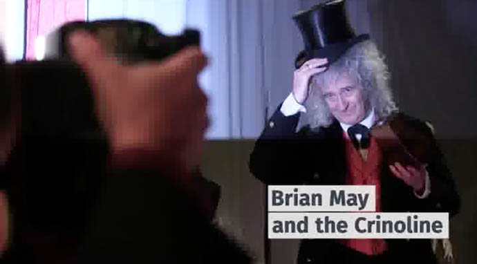 Brian May and the crinoline
