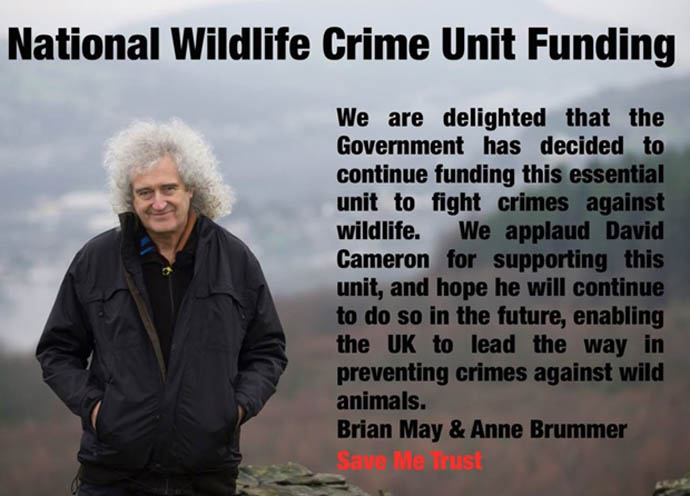 Brian delighted Wildlife Crime Squad saved