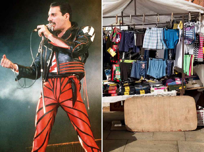 Freddie Mercury had a market stall with Roger Taylor