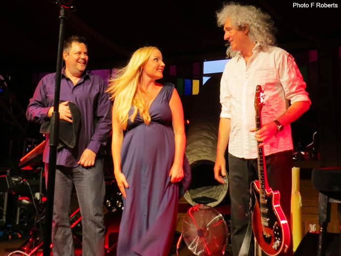 Jeff Leach, Kerry Ellis and Brian May