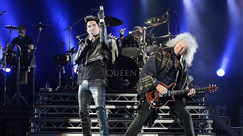 Queen + Adam Lambert on stage