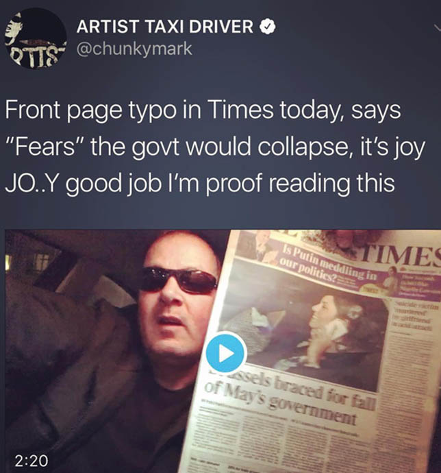 Artist Taxi Driver