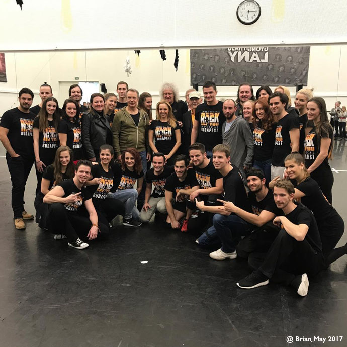 WWRY cast and Bri - Budapest