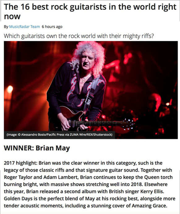 Brian May - winner