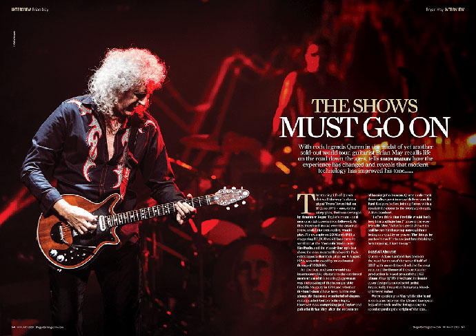 Brian May article first page _ Jan 2018 Guitar Magazine