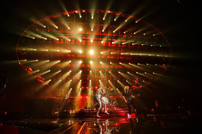 Queen + Adam Lambert on stage