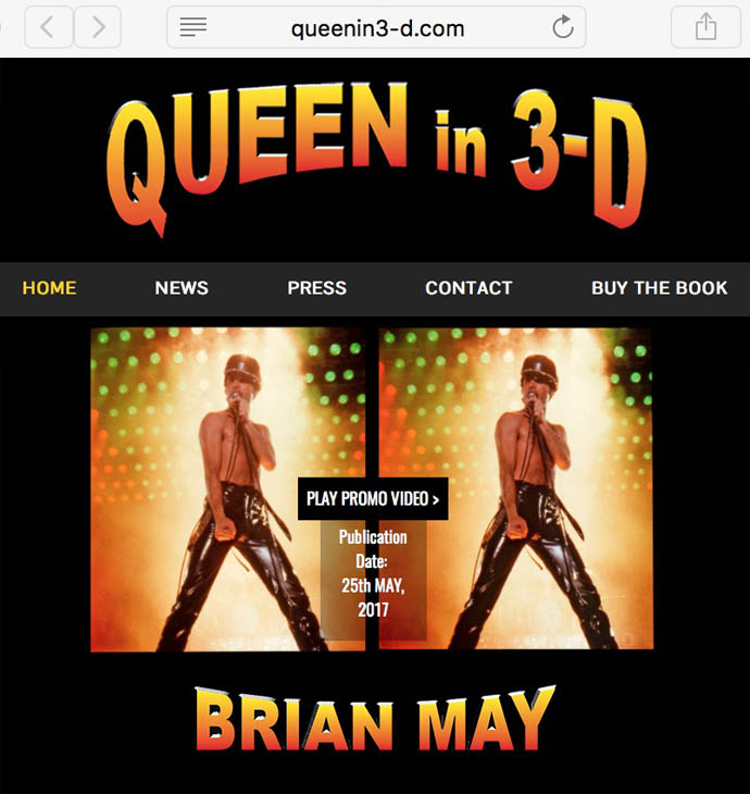 Queen in 3-D front page header