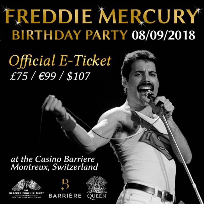 Freddie Mercury Birthday Party 2018 tickets