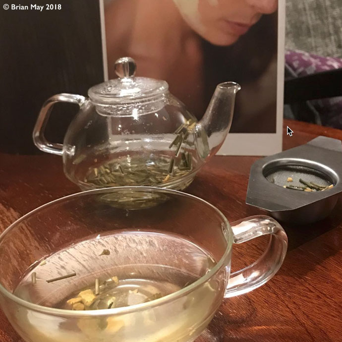 Lemongrass and ginger tea