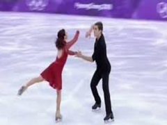 Winter Olympics French Pairs Skating Feb 2018