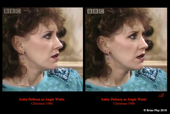 Anita as Angie Watts 1986