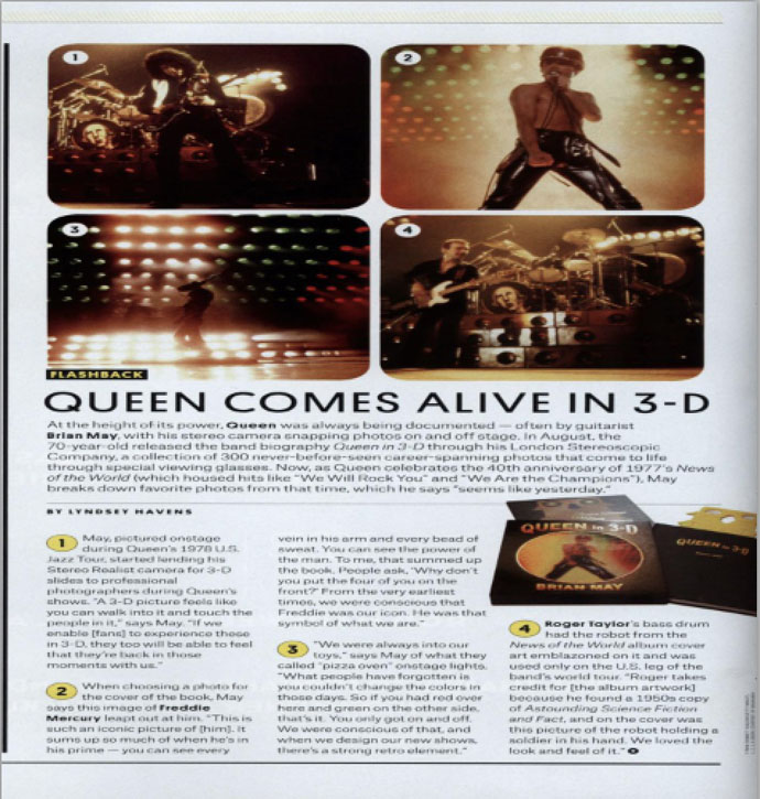 Billboard - Queen comes alive in 3-D