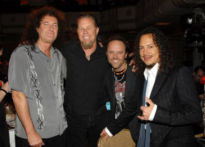 Brian May and Metallica