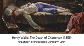 Henry Wallis: The Death of Chatterson 1856.