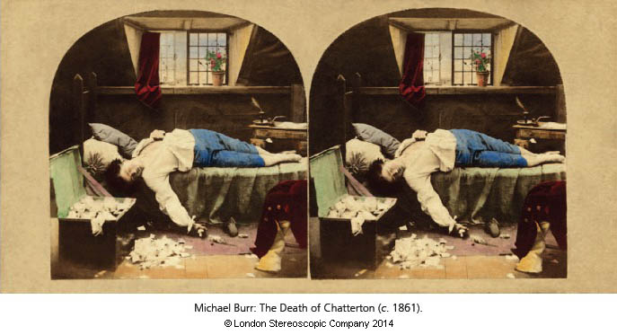 Michael Burr: The Death of Chatterton (c. 1861).