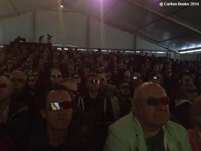 Full House of 400 at Diableries talk, Hay Festival