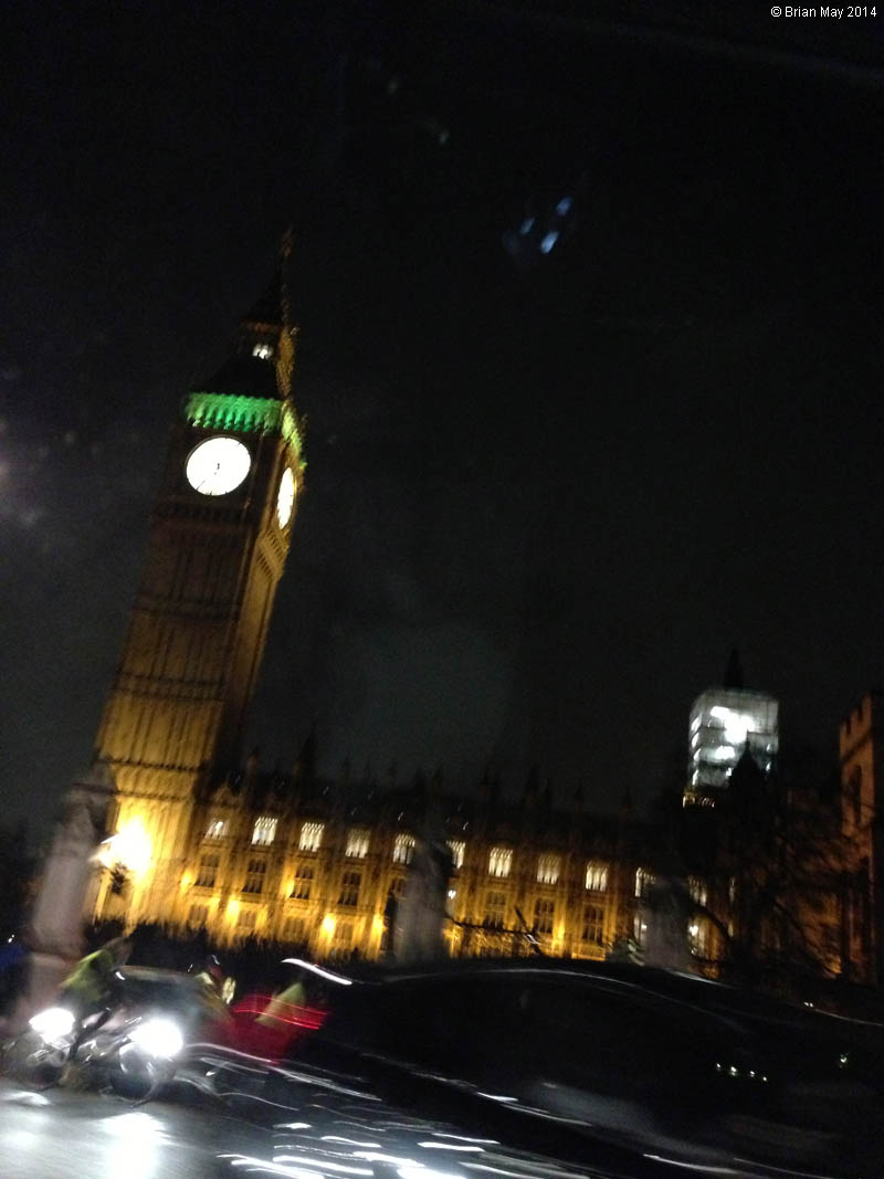 Westminster at night