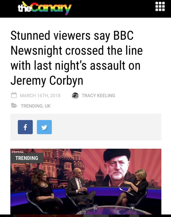 Jeremy Corbyn and BBC