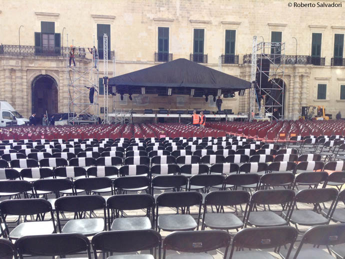 St George's Square, Valletta Candlelight Concert - 05 April 2014