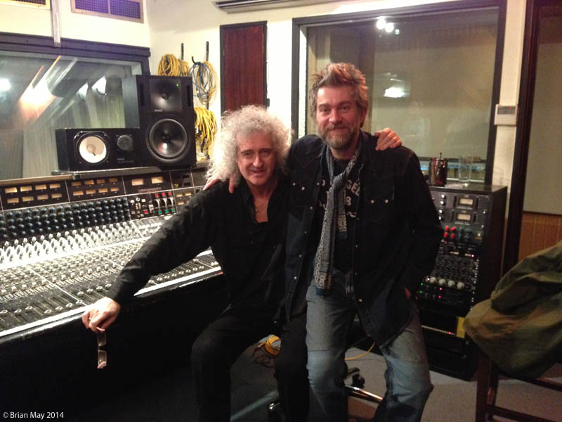 Brian with Ethan John at RAK Studios
