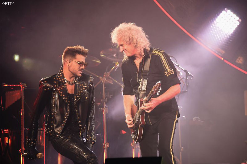 Adam Lambert and Brian May New York 17 July