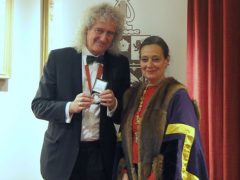 Brian May and Lady Brewer