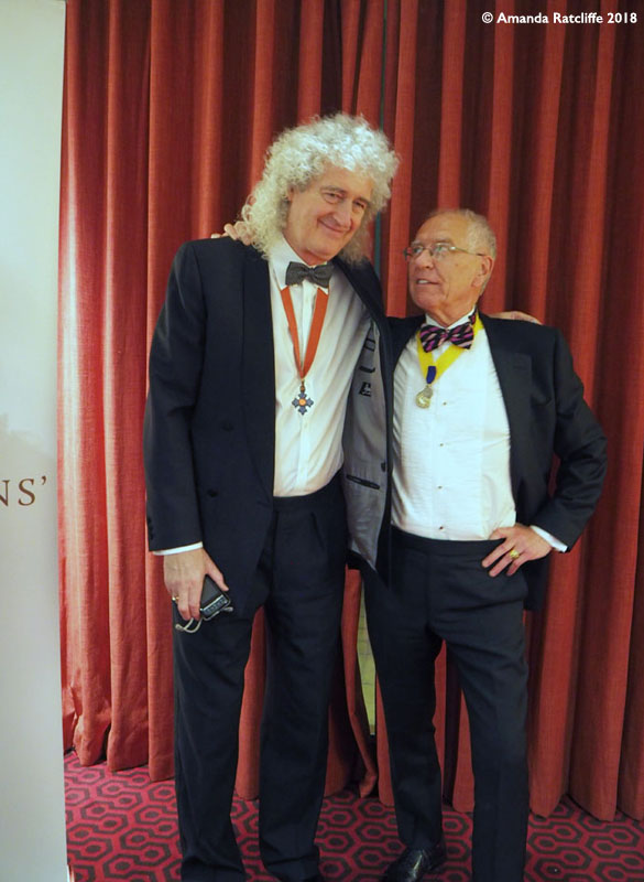 Brian May and Nigel Tully MBE