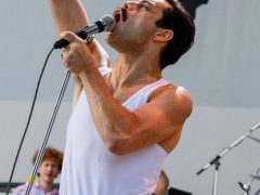 Rami Malek as Freddie Mercury at Live Aid