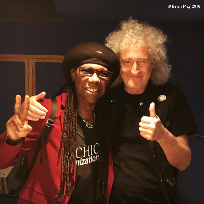 Nile Rodgers and Brian May