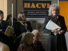 Brian May addresses BACVI launch press