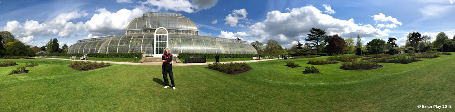 Brian at Kew Gardens - panorama