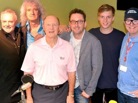 Brian and Roger with studio guests