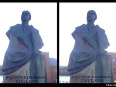 William Coulson statue - stereo