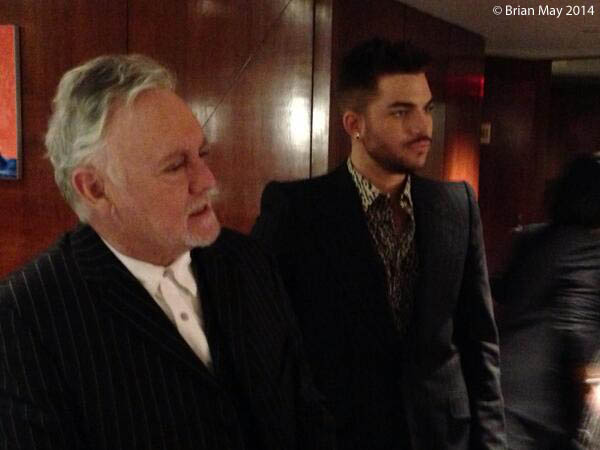 Roger and Adam backstage