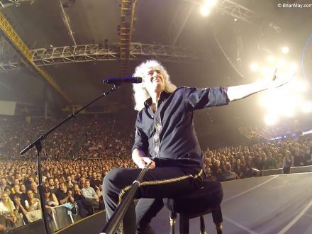 Brian May - with selfie stick - Munich