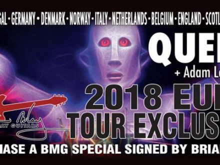 BMG signed guitar European Tour 2018 offer