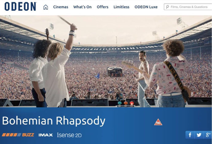 ohemian Rhapsody - Odeon Cinemas