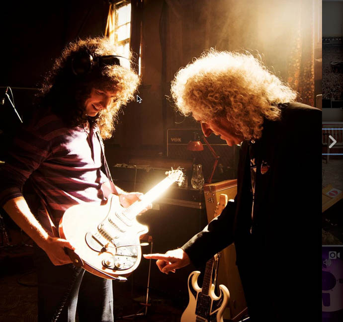 Bri and alter-ego_Gwylim with Red Special
