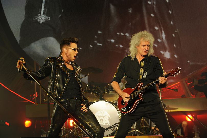 Adam and Brian on stage