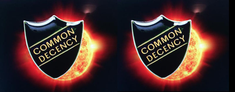 Eclipse and badge - stereo