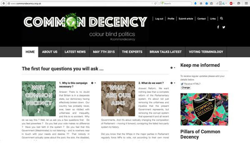 Common Decency web site