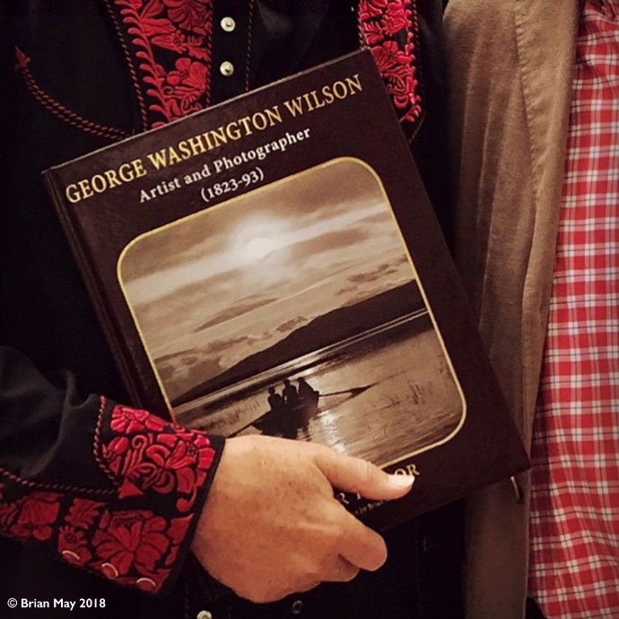 Brian holding GWW book