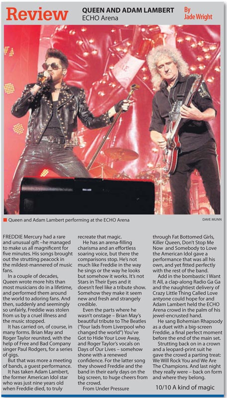 Liverpool Echo Review 28 February 2015