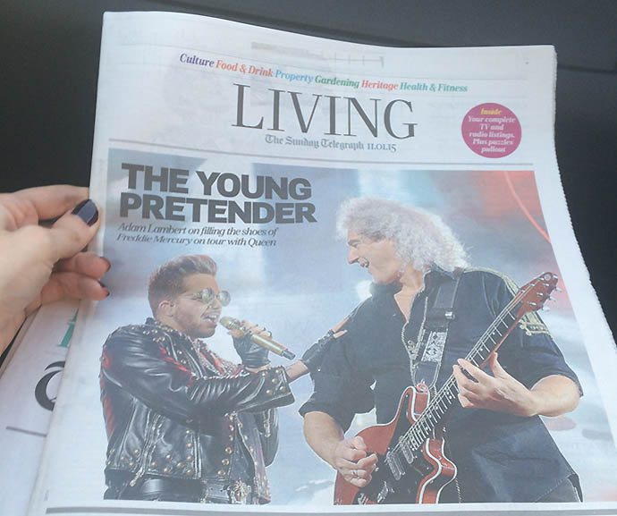 Sunday Telegraph 11012015 Living Supplement cover