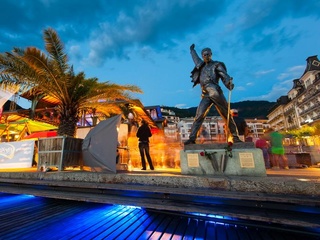 Freddie Mercury statue - Montreux