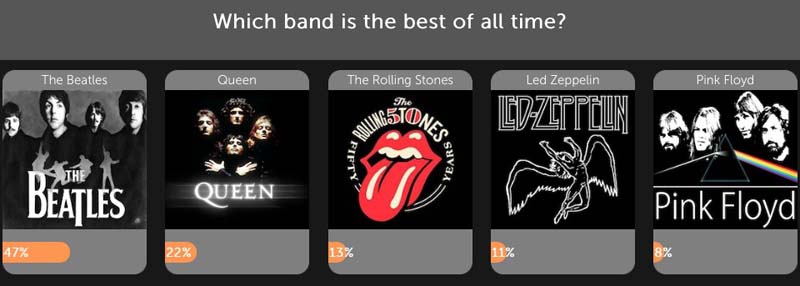 Which is your favourite band?