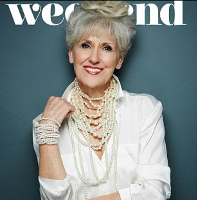 Anita Dobson - Pearly Queen on Weekend Magazine coverPearly Queen: Anita on the cover of this week's Weekend magazine.